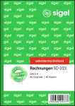 SIGEL Rechnungen - A6 - 2x 40 Blatt - selbstdurchschreibend - 40 Sätze