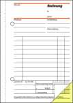 SIGEL Rechnungen - A6 - 2x 40 Blatt - selbstdurchschreibend - 40 Sätze