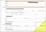 Urlaubsanträge - A5 quer - 2x 40 Blatt...