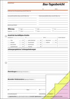 SIGEL SD063 Bautagebuch - A4 - 3x 40 Blatt -...