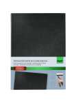 SIGEL SM115 Speisekarten-Mappe Gummi-Bindung - A5 - schwarz