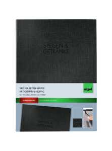 Sigel Speisekarten-Mappe Gummi-Bindung SM116