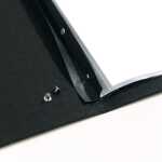 SIGEL SM131 Speisekarten-Mappe Buchschrauben-Bindung - A4 - schwarz