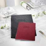 SIGEL SM131 Speisekarten-Mappe Buchschrauben-Bindung - A4 - schwarz