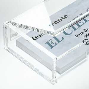 Sigel Visitenkartenbox Acryl VA112