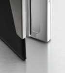 Visitenkarten-Etui - für bis zu 20 Visitenkarten - silber/schwarz