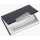 Visitenkarten-Etui - für bis zu 20 Visitenkarten - silber/schwarz