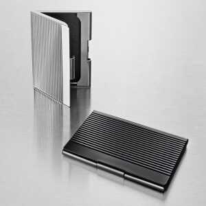 Sigel Visitenkarten-Etui matt black VZ134