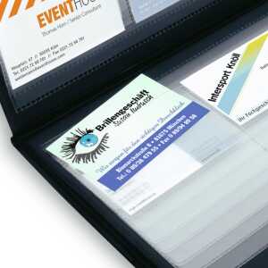 Sigel Visitenkarten-Sammler schwarz matt VZ175