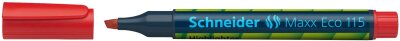 Schneider Textmarker Maxx Eco 115 rot, Keilspitze 1+5mm