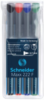 Schneider Universalmarker Maxx 222 F perm. Etui 4...