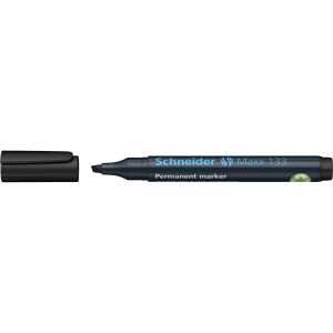 Schneider Permanent-Marker Maxx 133 schwarz, Keilspitze 1+4mm