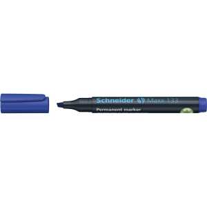 Schneider Permanent-Marker Maxx 133 blau, Keilspitze 1+4mm