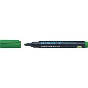 Schneider Permanent-Marker Maxx 133 grün, Keilspitze 1+4mm