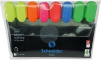 Schneider Textmarker Job sortiert Karton-Etui 8 Stück