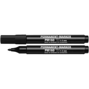Schneider Permanent-Marker Maxx 160 schwarz, Rundspitze 1-3mm