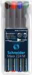 Schneider Universalmarker Maxx 224 M 4er Etui, farbig...