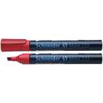 Schneider Permanent-Marker Maxx 233 rot, Keilspitze 1+5mm