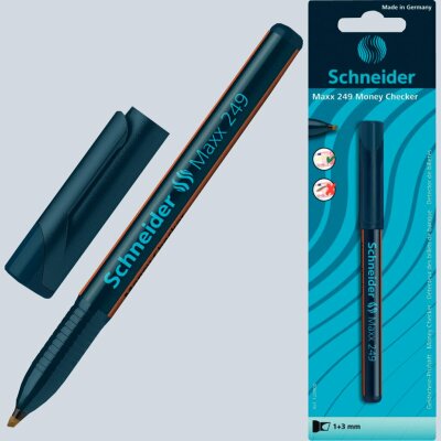 Schneider Geldschein-Prüfstift Maxx 249 Blister 1 Stück