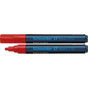 Schneider Lackmarker Maxx 270 rot, Rundspitze 1-3mm