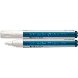 Schneider Lackmarker Maxx 270 weiss, Rundspitze 1-3mm
