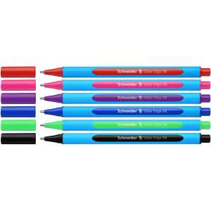 Schneider Kugelschreiber Slider Edge XB 6er Etui, Colours