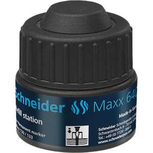 Schneider Refill Station Maxx 640, 30ml schwarz für Marker Maxx 130/133