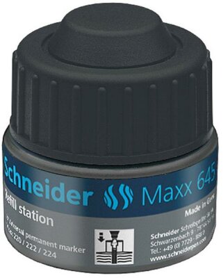 Schneider Refill Station Maxx 645 schwarz für Universalmarker permanent