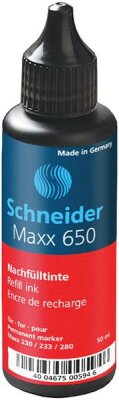 Schneider Nachfülltinte Maxx 650 rot für Permanent-Marker