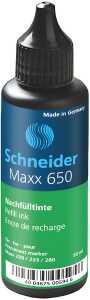 Schneider Nachfüllflasche Maxx 650, 50ml grün für Marker Maxx 230/233/280