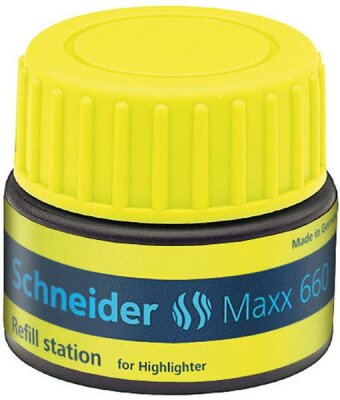 Schneider Refill Station Maxx 660 gelb für Textmarker