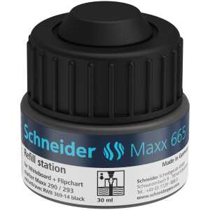 Schneider Refill Station Maxx 665, 30ml schwarz, für Marker Maxx 290/293