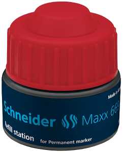Schneider Refill Station Maxx 669, 30ml rot, für Permanent-Marker Maxx 250