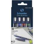 Schneider Tintenroller One Business 4er Etui  0,6 mm,...