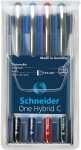 Schneider Tintenroller One Hybrid C 0.5 4er Etui, farbig...