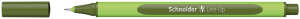 Schneider Fineliner Line-Up olive-green, Strichstärke 0,4 mm