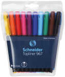 Schneider Fineliner Topliner 967 10er Etui, farbig sortiert
