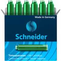 Schneider Standard-Tintenpatronen grün, Packung mit 6 Stück