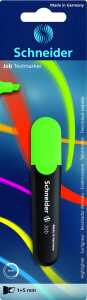 Schneider Textmarker Job grün Blister 1 Stück