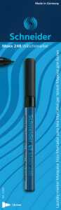 Schneider Wäschemarker Maxx 248 schwarz, Blisterkarte mit 1 Stück