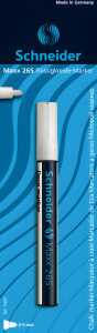 Schneider Flüssigkreide-Marker Maxx 265 weiss, Blisterkarte mit 1 Stück