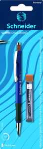 Schneider Druckbleistift Graffix +Ersatzminen Blisterkarte mit 1 Stück