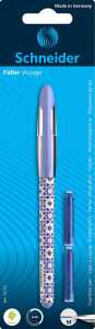 Schneider Füller Voyage mit 2 Ersatzpatronen, Blisterkarte