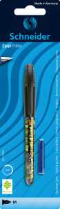 Schneider Füller Zippi mit 2 Ersatzpatronen, Blisterkarte