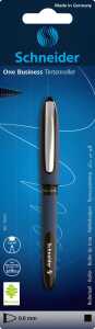Schneider Tintenroller One Business 0.6 schwarz, Blisterkarte mit 1 Stück