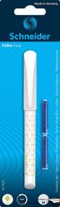 Schneider Füller Easy mit 2 Ersatzpatronen, Blisterkarte