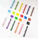 Kores Wachsmalstift Krayones, 3-eckig, 12 farben