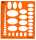 Standardgraph Ellipsenschablone 1 Stück 4014509002546