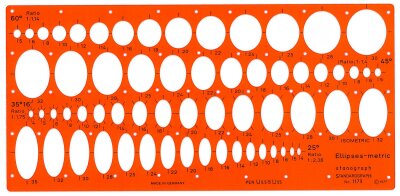 STDGRAPH Ellipsenschablone 1 Stück