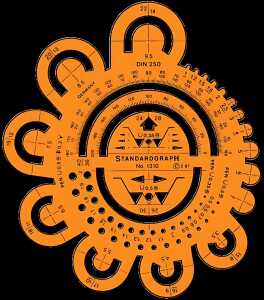 Standardgraph Abrundungsschablone 1 Stück 4014509003062